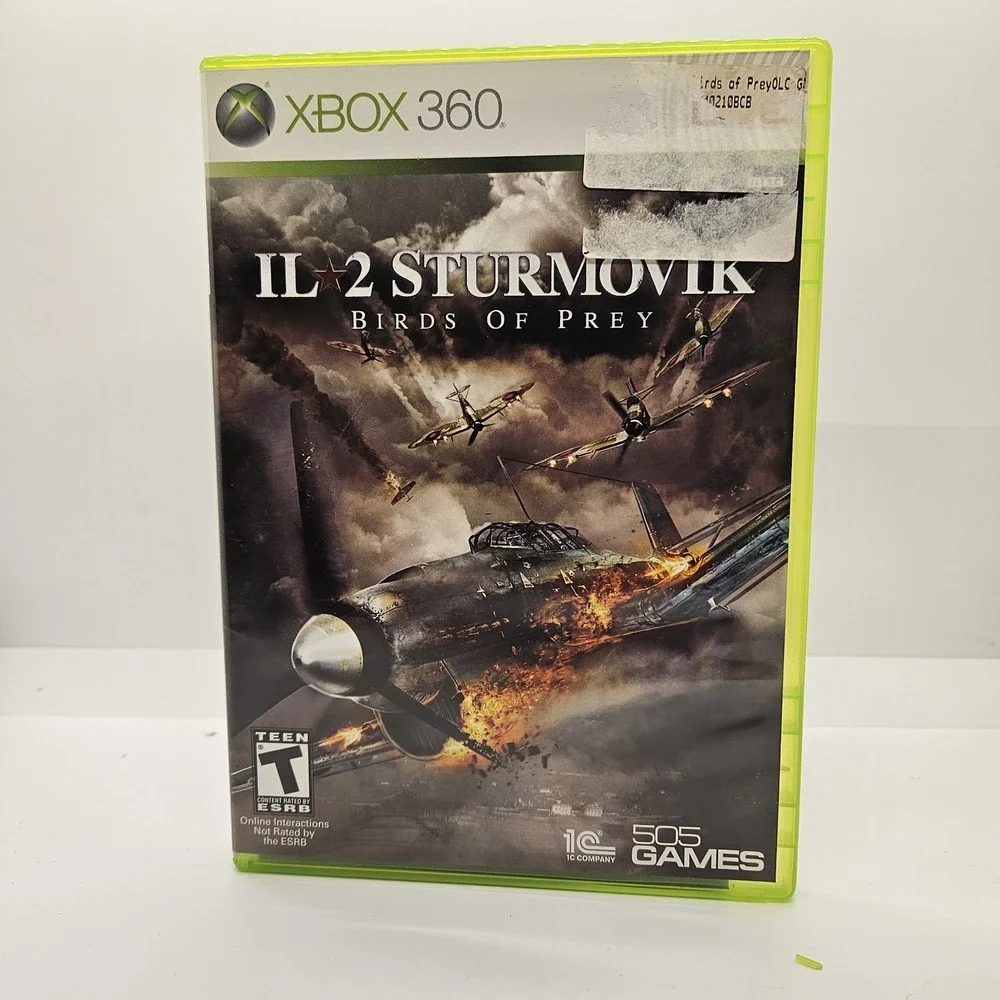 IL-2 Sturmovik Birds of Prey Xbox 360 Complete WWII Flight Combat Game